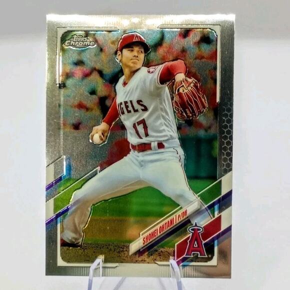 2021 Topps Chrome - Shohei Ohtani Los Angeles Angels #159 - Picture 8 of 11